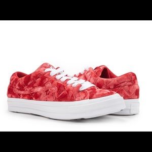 GOLF quilted velvet shoes